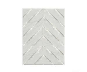 Thick PE Foam Wall Decals with V Design Element for Residential Kitchen and Bathroom Wall Applications Waterproof Oil Proof (GST89)