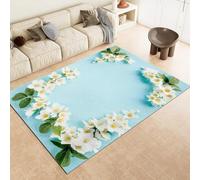Thick Pile Super Soft Shaggy Modern Rugs Living Room 3D Plant Leaves Flowers Ideal For Bedroom, Hall, Kids Baby Room, Indoor & Outdoor Rugs Hallway Runners Carpet Mat 90 X 150 Cm Easy C /2880767217054