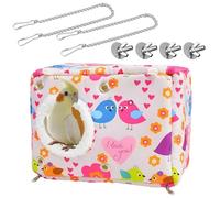 Thick Plush Parrot Nest Warm Bird Cage Hammock Bed for Cold Weather Safe Cage Hanging Design Birds Shelter Place Winter Bird Nest