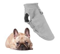 Thick Polar Fleece Dog Coat Vest for Winter Warmth and Easy Dressing | Soft Padded Layer, Metal Ring, Convenient Pull-On Design, Suitable for Small and Large Dogs during Cold-Weather Skiing