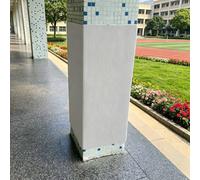 Thick Pole Padding for 6-50 inch Basketball Hoops, 360° Protection Outdoor Crash Pad Cover with Self-Adhesive for Columns, 40cm/16in