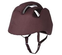 Thick Protection Helmet for Elderly Youth Kids Adults,Head Protection for Elderly Falls,Soft Helmet for Epilepsy Seizures Prevent Head Injuries,Safety Bump Cap,for Home Gardening (Coffee Cloth Inner)
