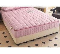 Thick Quilted Mattress Protector - Zip-Up Cover, 90x190/90x200/180x200 cm, Breathable, Mattress Case Fits Queen/King & Custom Sizes, Anti-Slip Base(Pink,100x200x15cm)