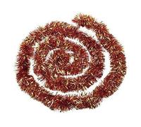 Thick Red & Gold Luxury Metallic Christmas Tree Tinsel Decoration - 8m (4 x 2m lengths)
