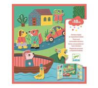 DJECO - Repositionable Stickers Animals (DJ09071)