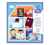 Thick reusable stickers - Houses Multicoloured one size