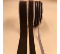 Thick Satin Ribbon, 6/9/16/25mm Single Face 31colors Velvet Ribbon for Handmade Bouquet Wrapping Supplies Home Party Decoration ChristmasTape(V932 Dark Brown,25MM X5Yards)