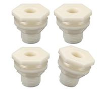 Thick screw water hose adapter durable ABS material pipe joint withstands high and low temperatures. Thick threaded pipe fittings