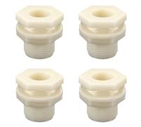 Thick screw water hose adapter durable ABS material pipe joint withstands high and low temperatures. Thick threaded pipe fittings