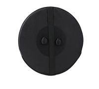 Thick Seat Cushion for Telescopic Stools, Collapsible Stool Chair Pads with Thickened Memory Foam, Fits All Round Retractable Folding Stools (Cushion) Nzj285 (Black, 25cm)