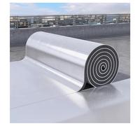 Thick Self Adhesive Aluminum Foil Insulation Thermal Soundproofing Cotton Layer Heat Reflector & Radiant Barrier for Roofs Walls & Campers (15mm T 1*8m/3.2*26.2ft)