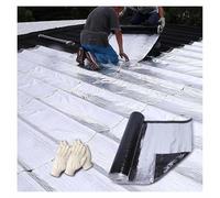 Thick Self-adhesive Waterproof Tape Asphalt Membrane Easy to Use Aluminum Foil Waterproof Patch Seal Tape for Roof Window Driveway Repair(70cmx10m)