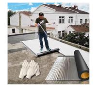 Thick Self-adhesive Waterproof Tape Asphalt Membrane Easy to Use Aluminum Foil Waterproof Patch Seal Tape for Roof Window Driveway Repair(10cmx1m)
