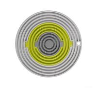 Thick Silicone Pot Holder 20cm Nordic Style Design(L six，) | Scandinavian aesthetic, thick cushioning, prevents scratches, modern kitchen accessory, vibrant colours