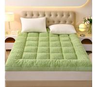 Thick Sleeping Pad Floor Mattress, Portable Roll Up Futon, Foldable Guest Bed, Breathable Travel Mattress for Camping, Easy to Store, Twin/Full/Queen/Sofa