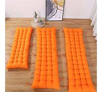 Thick Soft 150x45cm Bench Cushion for 2-3 Seater Rectangular Indoor/Outdoor Ideal for Garden Furniture Swing Chaise Lounge Sun Lounger - Vibrant Orange