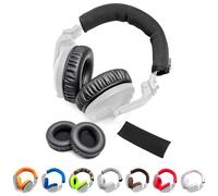 Thick Soft Protein Leather Ear Pads & Headband Cushion Cover Replacement Kits Compatible with Pioneer HDJ-X5 X5BT HDJ-X7 X7BT HDJ-X10 DJ Headset Headphone,with Memory Foam Filling (EarPads+Headband)