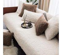 Thick Soft Velvet Modular Sofa Cover Warm Non Slip Protector for Living Room Ideal for Homes with Kids and Pets Stylish Furniture Upgrade