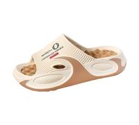 Thick Sole Cloud Slides For Men,House Slides For Men Breathable Open Toe Slip On Sandals With Massage Cushion Non-Slip Lightweight Summer Slippers Soft Comfortable Cushion For Beach Outdoor