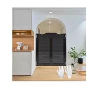 Thick Solid Pine Wood Swinging Door with Hinges Interior Counter Door for Kitchen Hallway & Bar Space Saving Partition Door (W90xH70cm/35.43x27.55in)