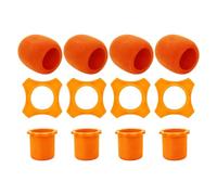 Thick Sponge Mic Cover Antislip Rings Protectors Shock Absorption for Extended Use Comfortable Handle for Outdoor Event Heavy Duty Microphone Foam Cover