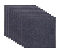 Thick Square Crawling Mat 10pcs Polyester Fibre Floor Tiles | Stylish Decorative Finish, Protection for Exercising and Home Floor Use, Baby Gym Playmat Format