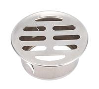Thick Stainless Steel Floor Drain ,Cover Anti Blocking for Outdoor Balcony Yard Use Square Floor Drain Waste Drain Cover Hotel Bathroom Shower Drainer(50 Flat Mouth)