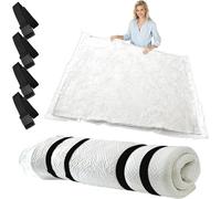 Thick Strong Jumbo Vacuum Storage Bags (240x250 cm) - For Mattress (Super King/Double/Queen Size), Duvet, Clothes, Quilts, Comforters - Ideal for Storage & Shipping