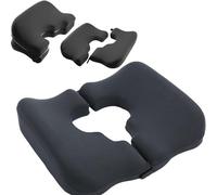 Thick T-Shaped Opening Donut Pillow,100% Memory Foam Tailbone Pressure Relief Cushion,Anti-Bedsore Coccyx Pillow for Tailbone Pain,Hemorrhoids,Bedridden Patients,Office Chair,Wheelchair,Long Sitting
