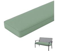 Thick table Outdoor & Indoor Bench Cush 60x50x5cm - Ideal for Garden, Patio, Balcony, Dining, Pallet & Swing - (Green)