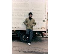 Thick tapered baggy cargo jeans in ounces Urban Classics Noir 30