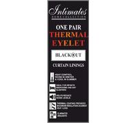 Thick Thermal Pair of Blackout Lining For Eyelet Curtains Thermal Blackout Lining Pair - 3 Pass Insulated (90x72)