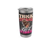 Thick Thighs and Loc'd Vibes Stainless Steel Insulated Tumbler