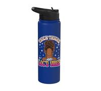 Thick Thighs and Loc'd Vibes Stainless Steel Insulated Water Bottle