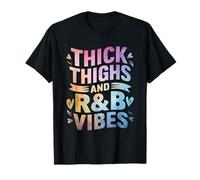 Thick Thighs and R&B Vibes Gradient Design T-Shirt