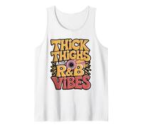 Thick Thighs and R&B Vibes Retro Design Tank Top