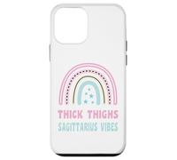 Thick Thighs And Sagittarius Vibes Zodiac Birthday For Women Case for iPhone 12 mini