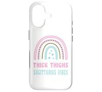 Thick Thighs And Sagittarius Vibes Zodiac Birthday For Women Case for iPhone 17