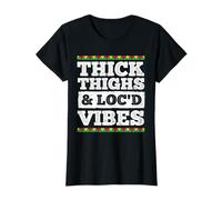 Thick Thighs & Loc'd Vibes - Dreadlocks T-Shirt