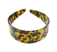Thick Tortoise Shell Headband for Women, Wide Acetate Retro Hair Hoop with Anti-Slip Teeth, No Headache Comfortable Stylish Hair Accessory for Daily Wear