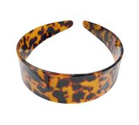 Thick Tortoise Shell Headband for Women, Wide Acetate Retro Hair Hoop with Anti-Slip Teeth, No Headache Comfortable Stylish Hair Accessory for Daily Wear