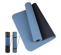 Thick Two-color, Non-slippery TPE Yoga Mat, Movement For Fitness Fitness In The Home Of The Tasteless Pad180 * 57cm(Blue)