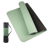 Thick Two-color, Non-slippery TPE Yoga Mat, Movement For Fitness Fitness In The Home Of The Tasteless Pad180 * 57cm(Green)