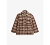 Thick unlined overshirt for women Superdry Beige S