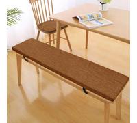 Thick Upholstery Foam Bench Cushion for Bay Window Seat Versatile Long Chair Pad for Indoor/Outdoor Patio Furniture Coffee Color 120x40cm Comfort & Style