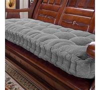Thick Velvet Bench Cushion - Soft Floor Pillow for 2/3 Seats, Comfortable and Stylish Seating Solution for Home, Patio & Swing