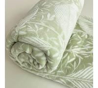 Thick Warm Bed Sheet Single Double Queen King Bedding Soft Plush Flat Sheet Decorative Blanket For Mattress Fall Winter Sheets, Skin Friendly Breathable, Washable(Pillowcase：48X74cm,Green 2)
