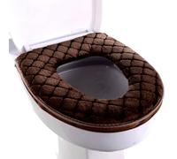 Thick Warm Toilet Seat Cushion Stretchable Washable Cloth Universal Toilet Seat Mat/seat Cover pad (BN)