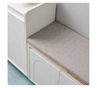 Thick Washable Seat Cush 140x35x5cm Removable for Garden Bench Dining Table IndoorOutdoor Use Light Gray Fits 60x30 80x30 100x30 100x40 cm