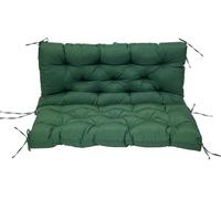 Thick Waterproof Garden Bench Cush 40x47 inch for 2/3/4 Seater Outdoor Fur - table Replacement Swing Seat & Patio Lo Cush in Green